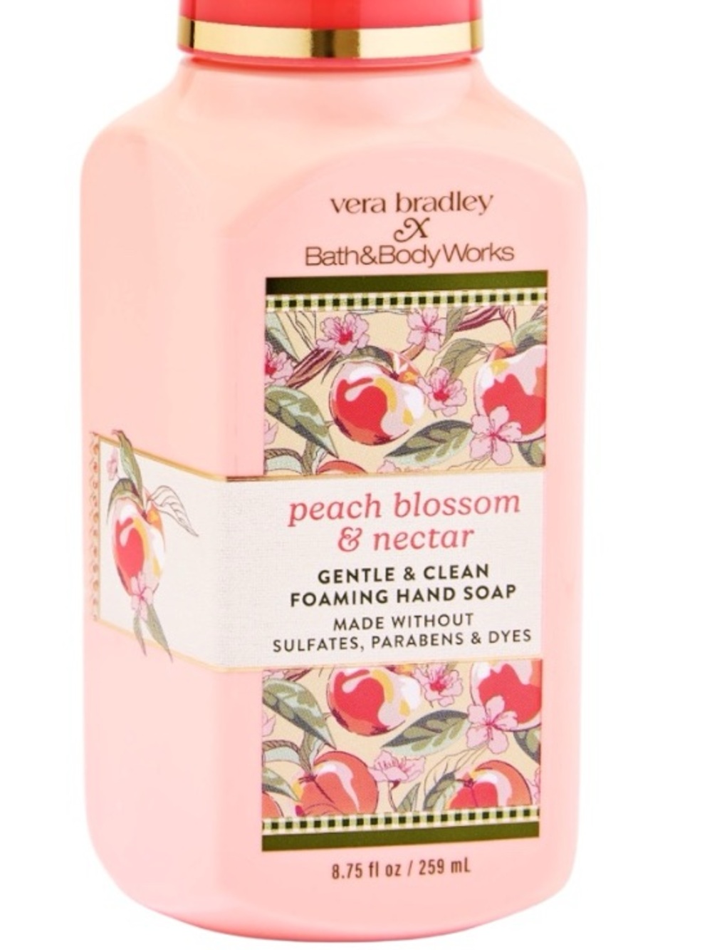 Vera Bradley & BBW 5X PEACH BLOSSOM NECTAR foam hand soap + PocketBac Bundle - Picture 3 of 6